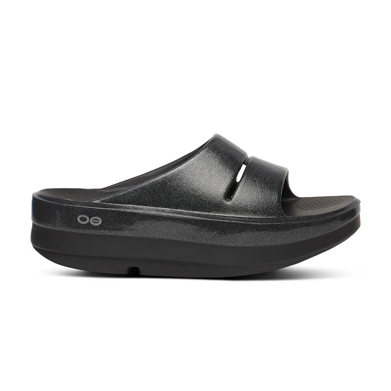 【OOFOS】OOmega OOahh Luxe BLACKSPARKLE