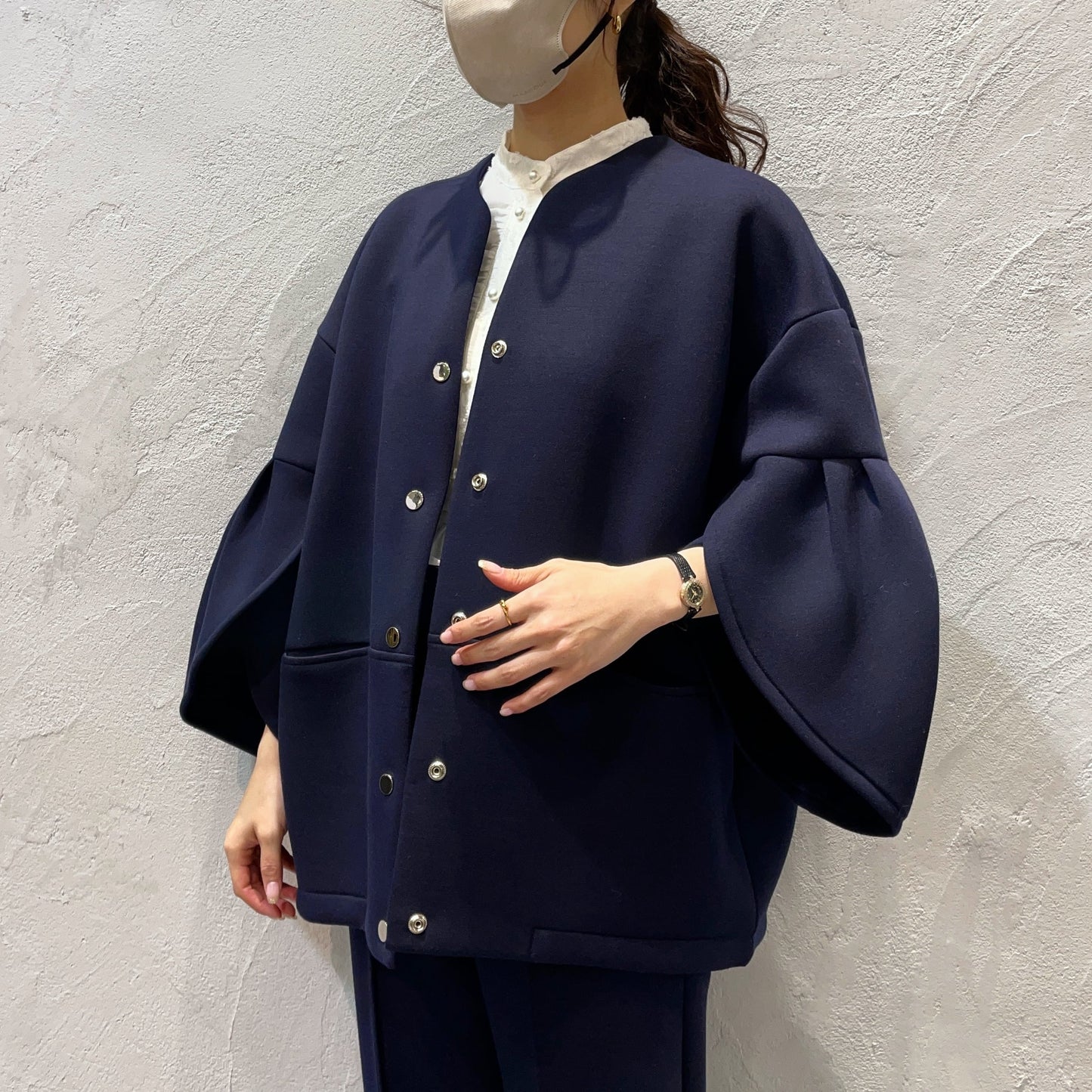 Eimee Law/コクーンスリーブボンディングジャケット