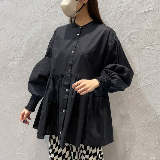 Eimee Law/コクーンシルエットギャザーブラウス