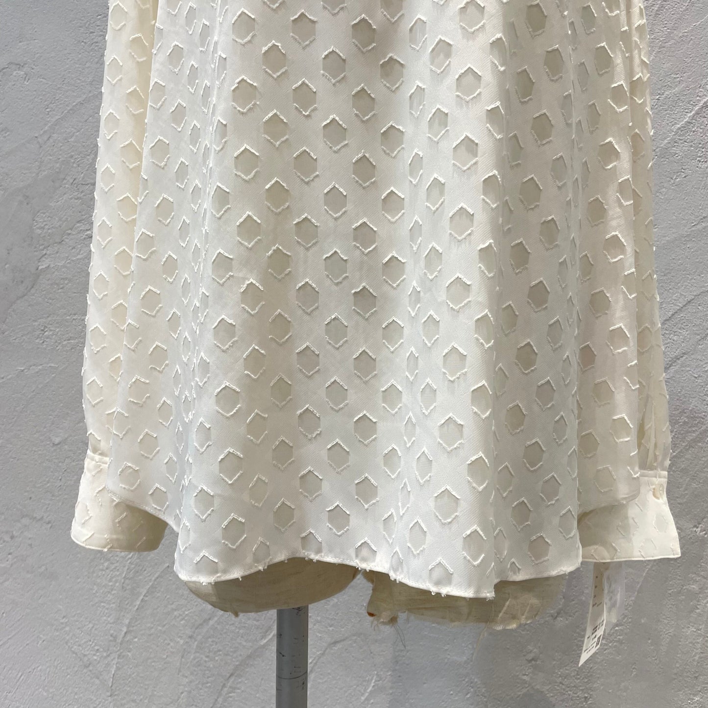 ステラスフォン//シフォンカットジャガードブラウス